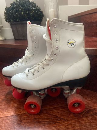 Patines blancos 4 ruedas