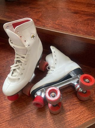 Patines blancos 4 ruedas