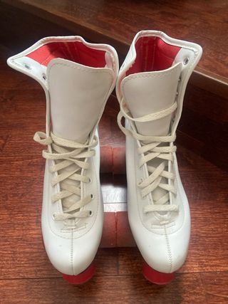 Patines blancos 4 ruedas