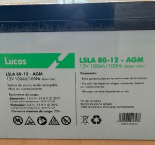 Batería Gel AGM 100Ah