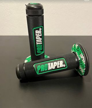 Puños ProTaper Moto Negro/verde/Blanco