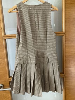 Vestido Zara Talla S con Pedrería