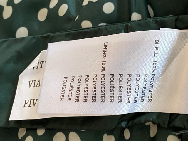 Chaleco acolchado verde