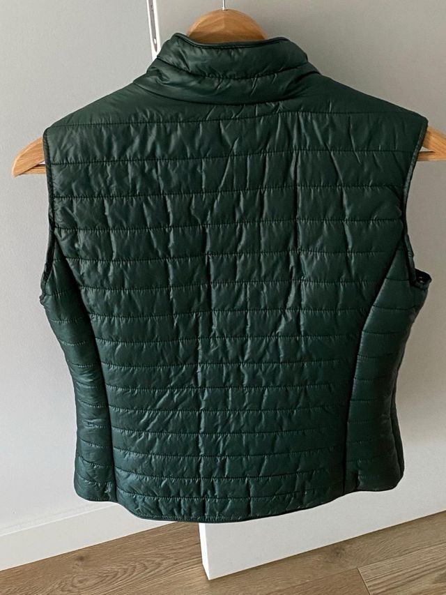 Chaleco acolchado verde
