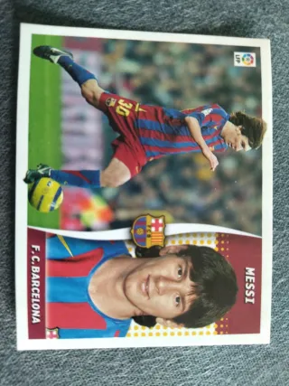 Cromo Messi F.C. Barcelona