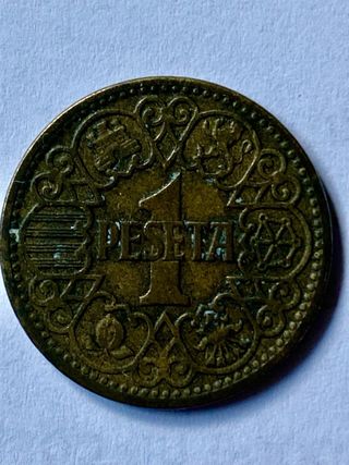 Moneda 1 Peseta 1944