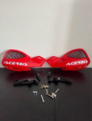 Paramanos Acerbis Moto Rojos