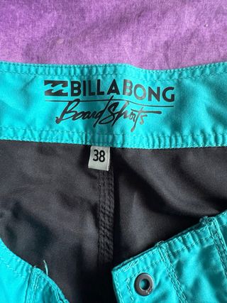 Bañador Billabong Hombre Negro y Turquesa