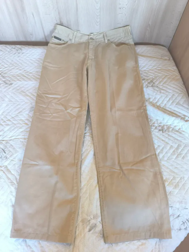 Pantaloni eleganti uomo beige