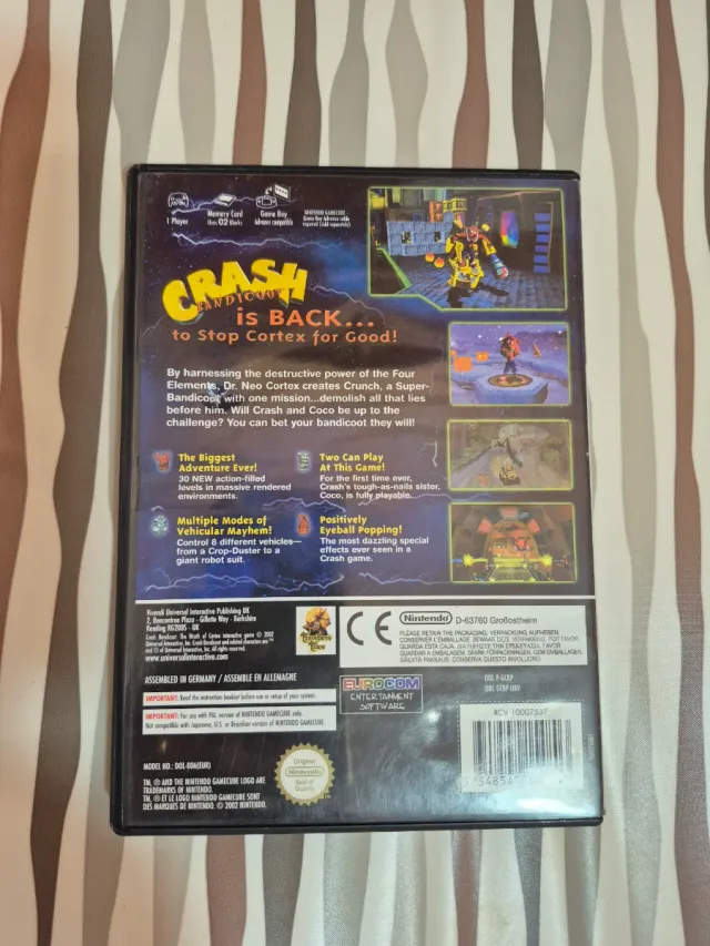 Crash Bandicoot The Wrath of Cortex GameCube