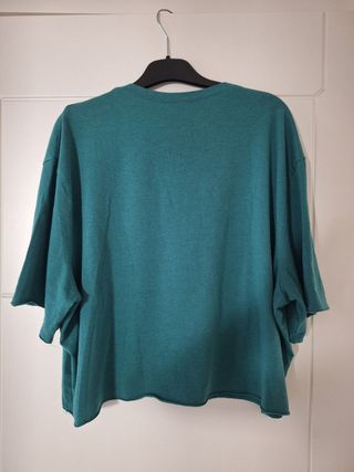 T-SHIRT VERDE CON LOGO DA DONNA