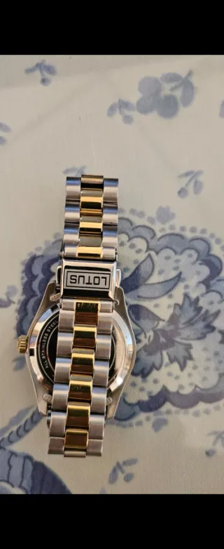 Reloj Lotus Acero Bicolor Nuevo