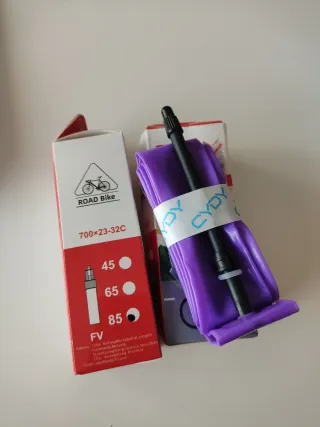 2 Cámaras TPU para Bicicleta 700x23-32C