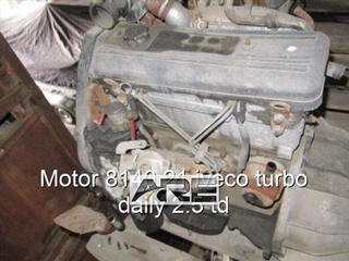 Motor 8140.21 iveco turbo daily 2.5 td.