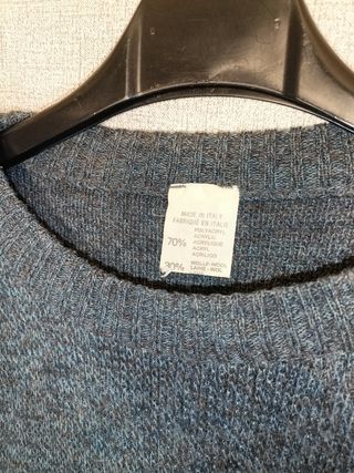 Vintage 80s Geometric Sweater Unisex XL Made in It