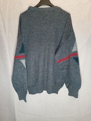 Vintage 80s Geometric Sweater Unisex XL Made in It