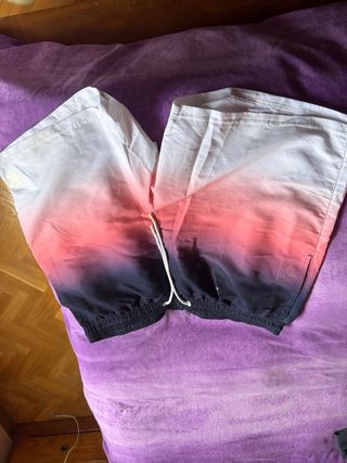 Bañador degradado azul y rosa
