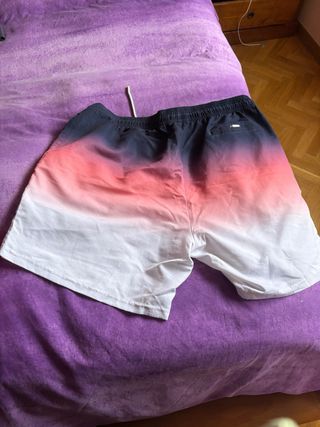 Bañador degradado azul y rosa