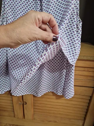 Blusa Mango Talla M Estampada