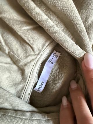 Sudadera con capucha verde