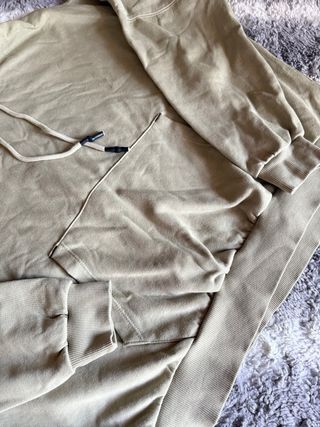 Sudadera con capucha verde