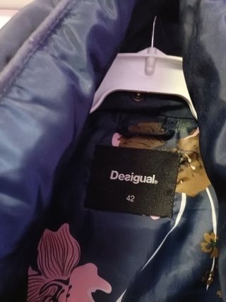 Cazadora Desigual azul talla XL