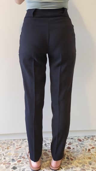 Pantalone vita alta e gamba dritta - Mango Suit