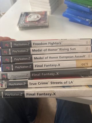 Pack 7 Juegos PS2: Final Fantasy, Medal of Honor, 