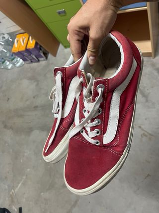 Zapatillas Vans Rojas
