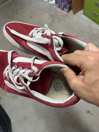 Zapatillas Vans Rojas
