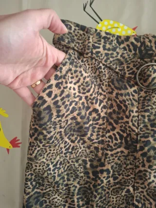 Minifalda leopardo nueva con etiquetas