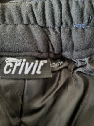 Pantalón de esquí infantil azul marino