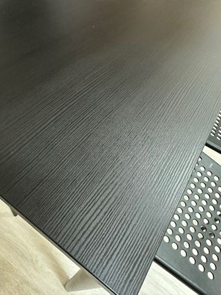 Mesa y 4 Sillas Ikea Negras
