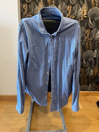 2 Camisas Zara Azules con Coderas