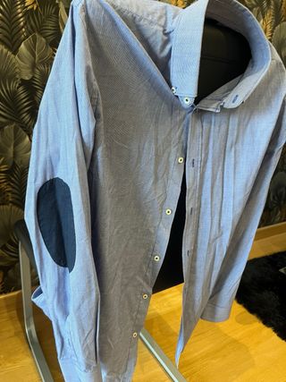 2 Camisas Zara Azules con Coderas