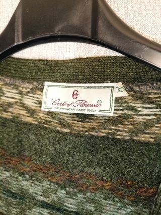 Cardigan Vintage 80s Geometric XL