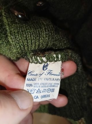 Cardigan Vintage 80s Geometric XL