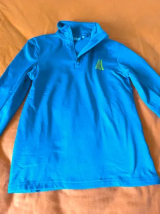 Camiseta térmica Crivit niño azul.