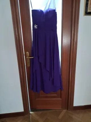 Vestido de fiesta morado