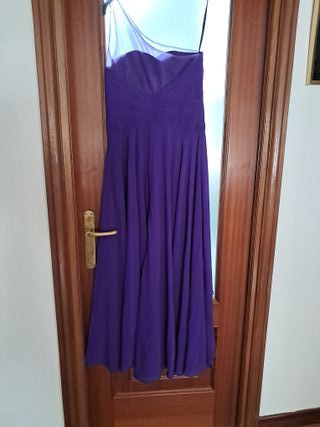 Vestido de fiesta morado
