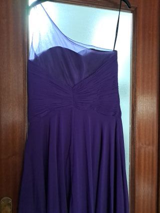Vestido de fiesta morado