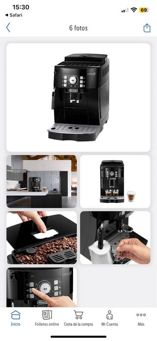 Cafetera Automática DeLonghi Magnifica S