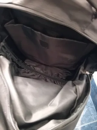 Zaino con rotelle nero