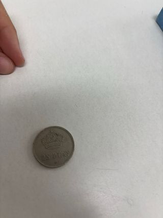 Moneda 25 Pesetas Corona negociable 