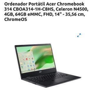 Acer Chromebook 314 Celeron N4500 4GB/64GB