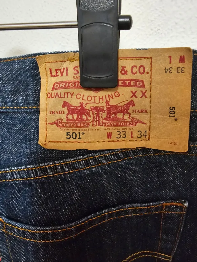 Vaqueros Levi's Hombre Azules