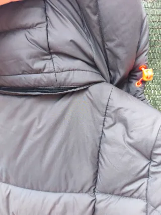 Chaqueta plumífero Adidas gris oscuro Talla XS