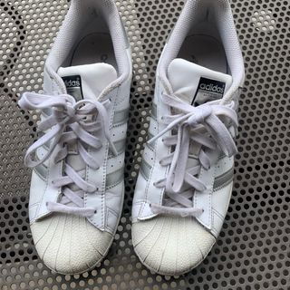 Sneakers Adidas Superstar Donna Bianche Argento