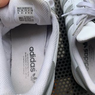 Sneakers Adidas Superstar Donna Bianche Argento