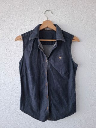 Camisa sin mangas Burberry azul